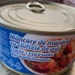 MANCARE DE MAZARE CU CHIFTELE DE PUI CONSERVA 300G
